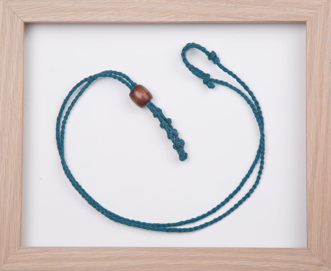 Aquamarine Standard Hemp Necklace