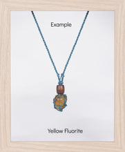 Load image into Gallery viewer, Aquamarine Standard Hemp Necklace