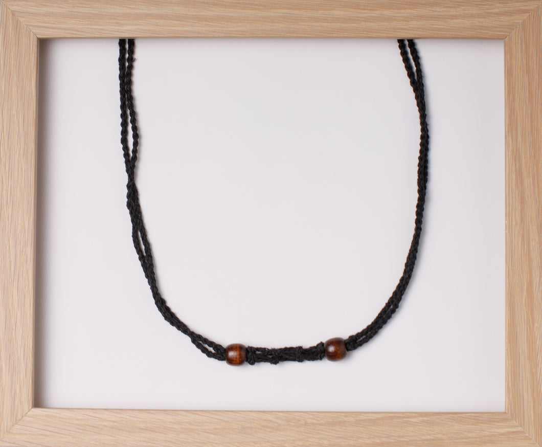 Black 4String Hemp Necklace – Emph - Sustainable Living