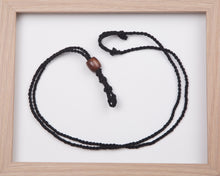 Load image into Gallery viewer, Black Standard Hemp Necklace