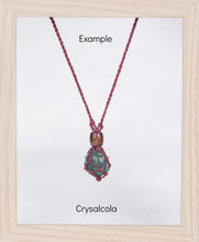 Load image into Gallery viewer, Burgundy Standard Hemp Necklace