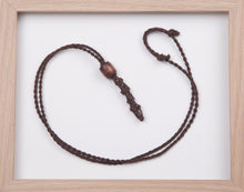 Load image into Gallery viewer, Dark Brown Standard Hemp Necklace