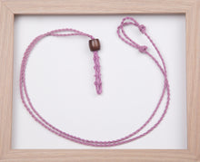 Load image into Gallery viewer, Dusty Pink Standard Hemp Necklace