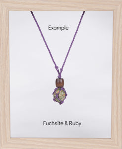 Dark Purple Standard Hemp Necklace
