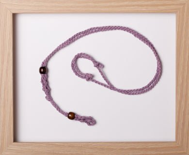 Lavender Double Hemp Necklace