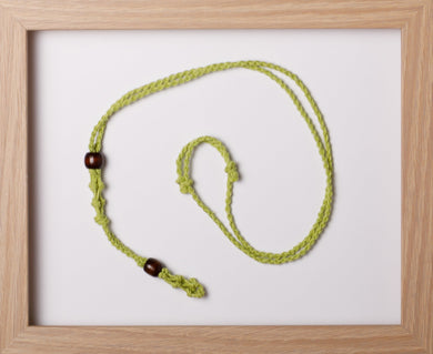 Lime Double Hemp Necklace