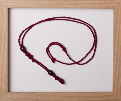 Magenta Double Hemp Necklace