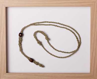 Sage Double Hemp Necklace