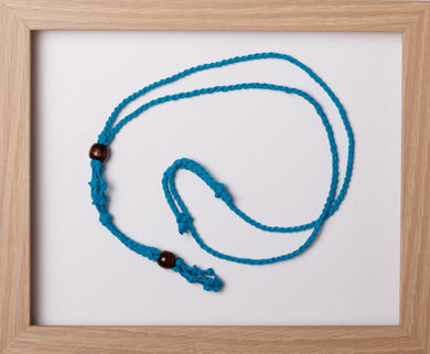 Turquoise Double Hemp Necklace