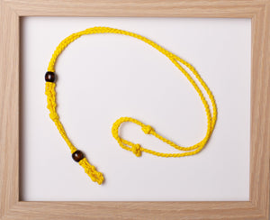 Yellow Double Hemp Necklace