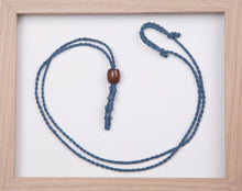 Load image into Gallery viewer, Dusty Blue Standard Hemp Necklace
