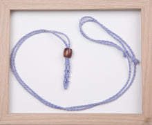 Load image into Gallery viewer, French Blue Standard Hemp Necklace
