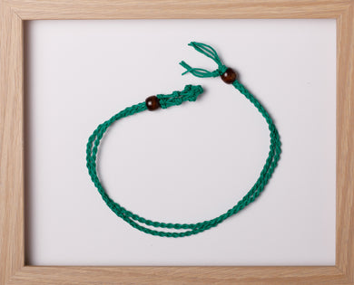 Green 2Tail Hemp Necklace