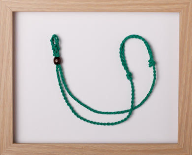 Green Choker Hemp Necklace