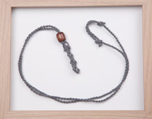 Load image into Gallery viewer, Light Grey Standard Hemp Necklace