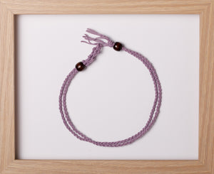Lavender 2Tail Hemp Necklace