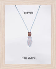 Load image into Gallery viewer, Light Blue Standard Hemp Necklace