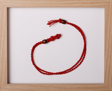 Red 2Tail Hemp Necklace