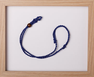 Royal Blue Choker Hemp Necklace