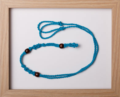 Turquoise Triple Hemp Necklace