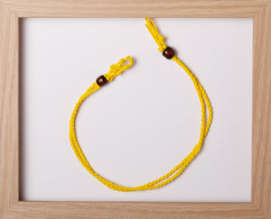 Yellow 2Tail Hemp Necklace